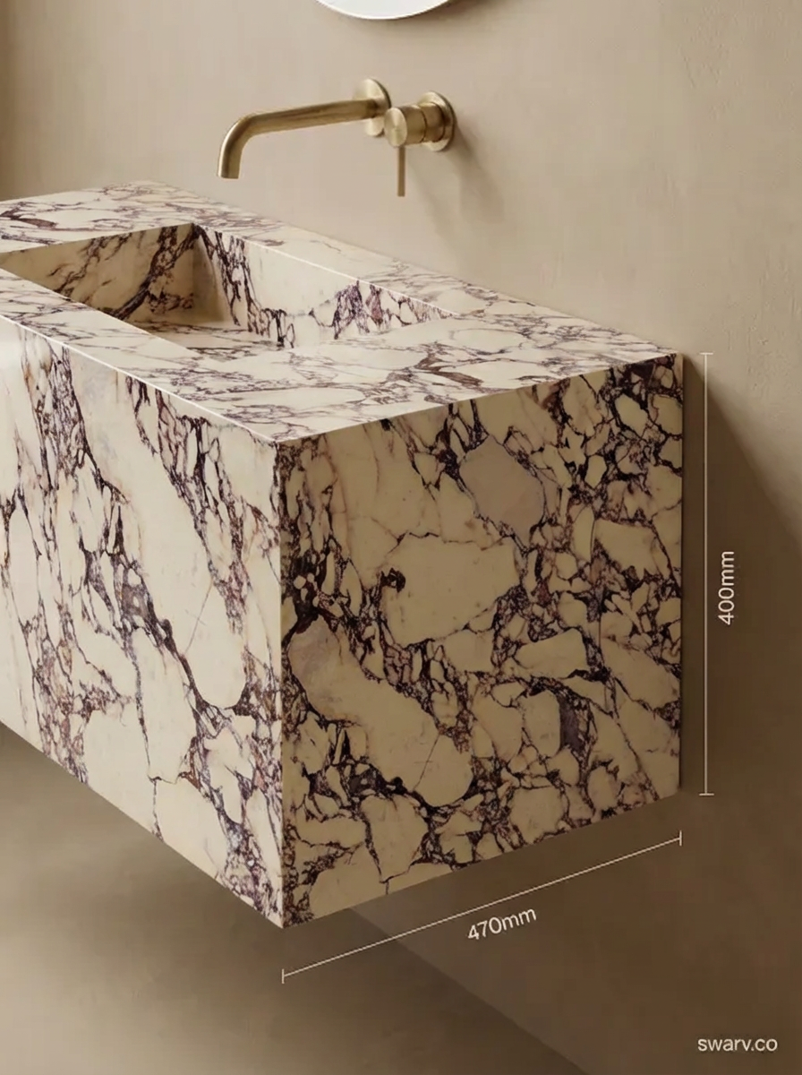 Viola integrated vanity wall hung