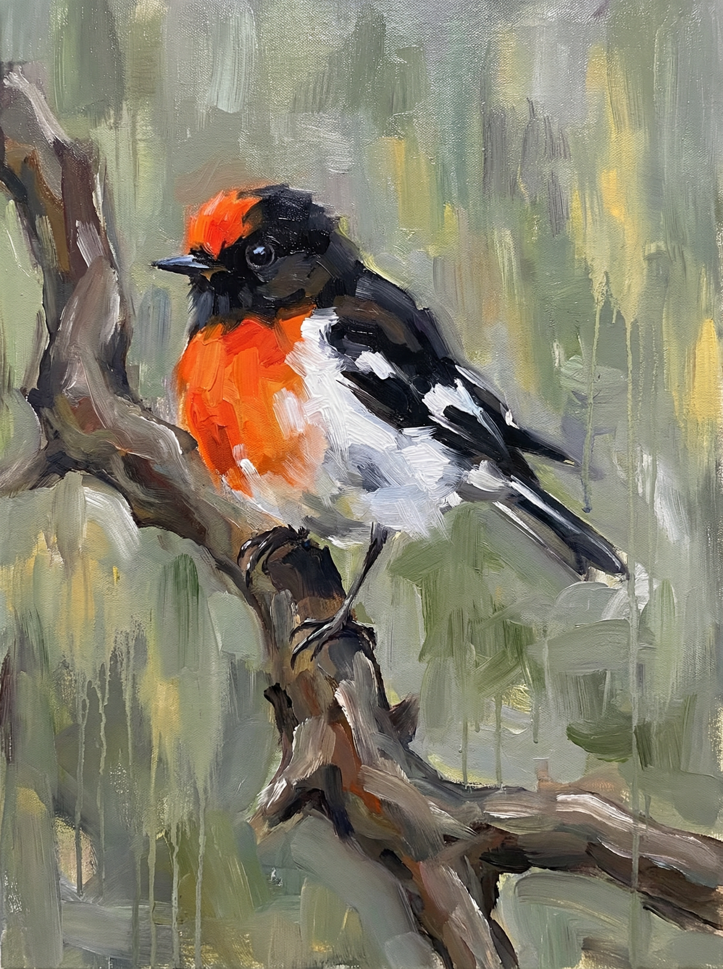 Bird wall art one
